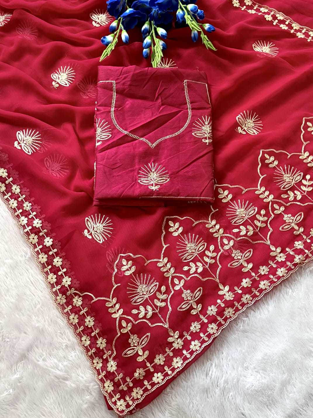 YNF Wholesale Chiffon Designer Sarees  | Surat Manufacturer