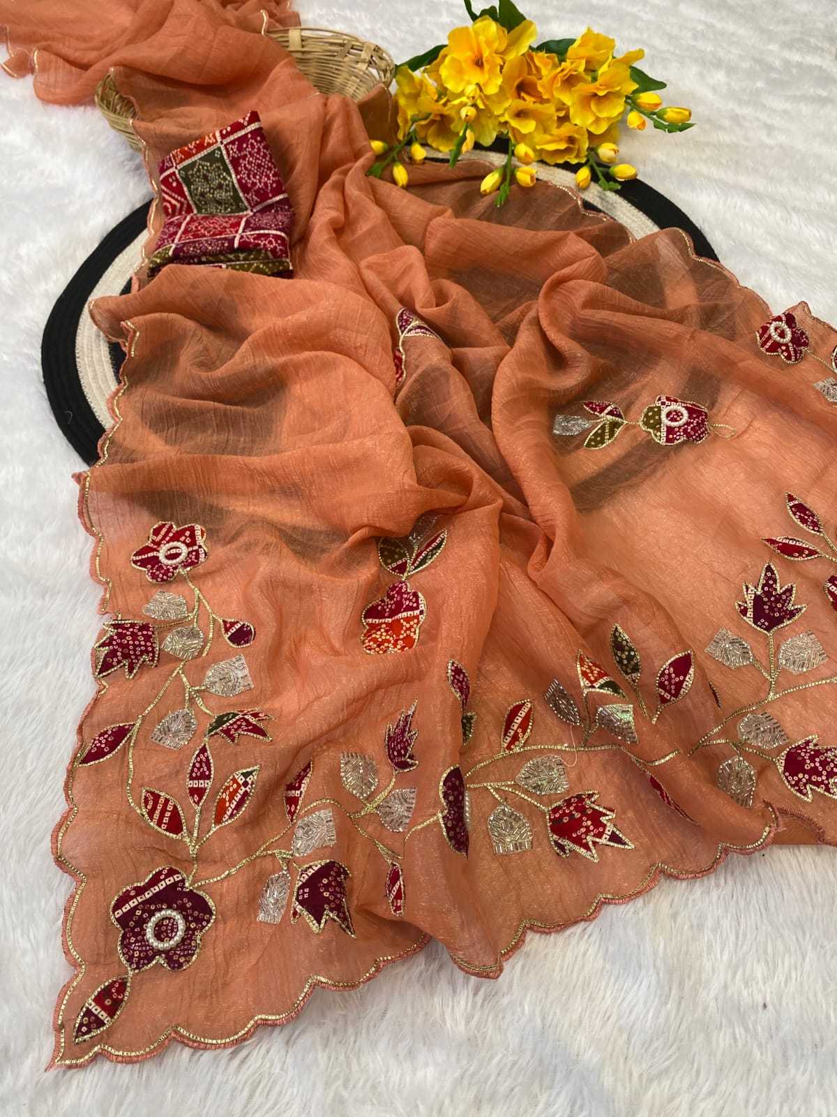 YNF Wholesale Crunchi Designer Sarees  | Surat Manufacturer