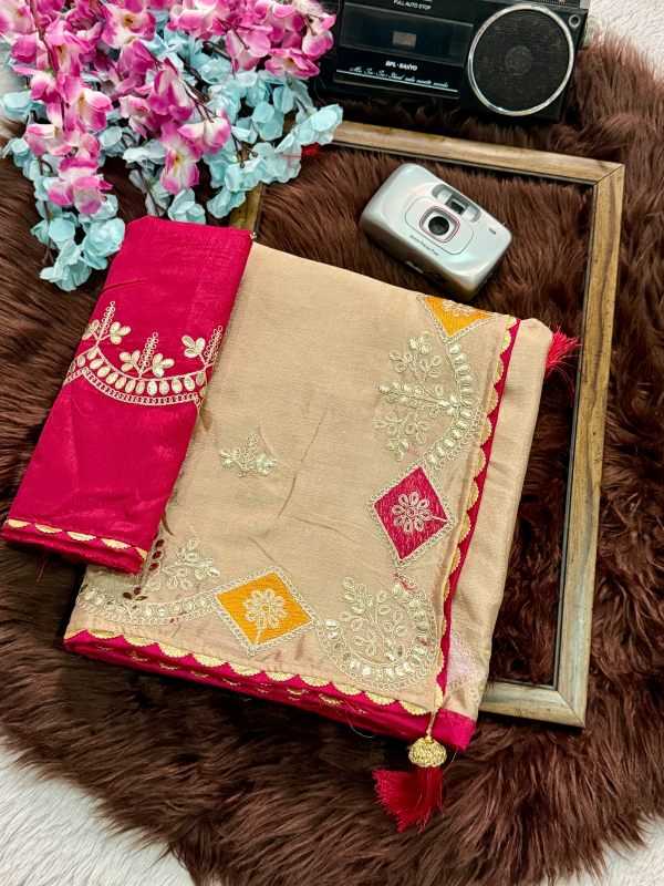 YNF Wholesale Chinon Designer Sarees  | Surat Manufacturer