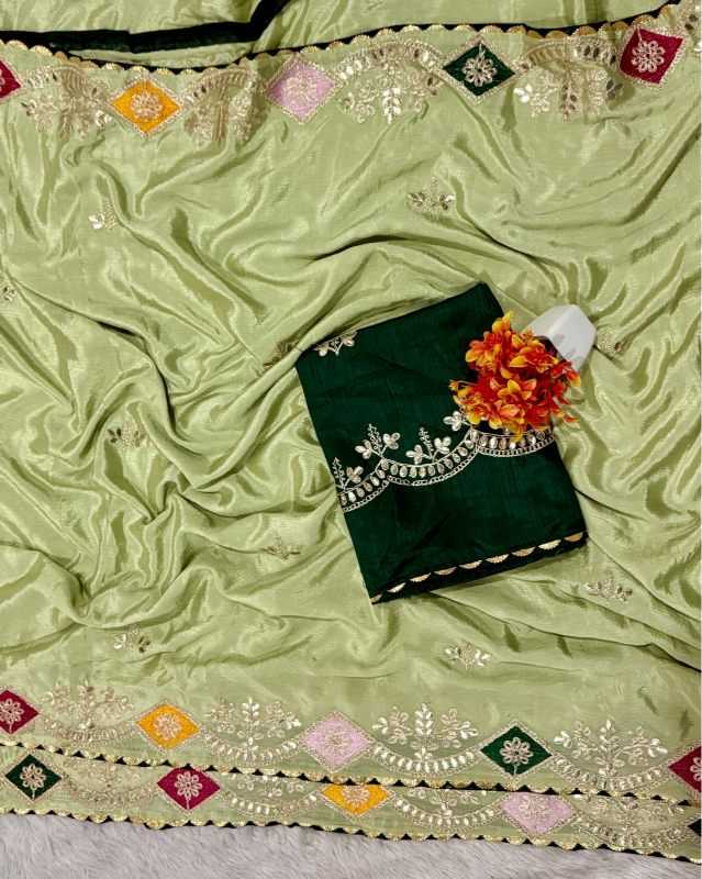 YNF Wholesale Chinon Designer Sarees  | Surat Manufacturer