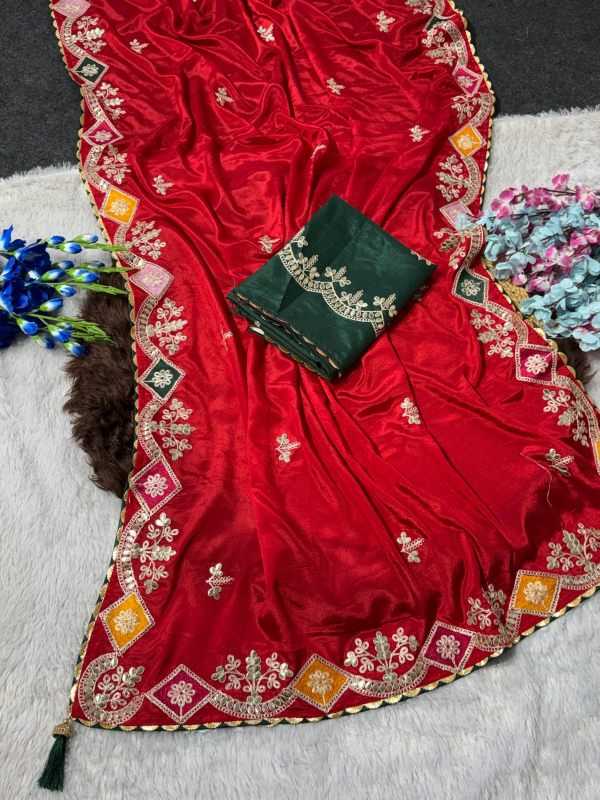 YNF Wholesale Chinon Designer Sarees  | Surat Manufacturer