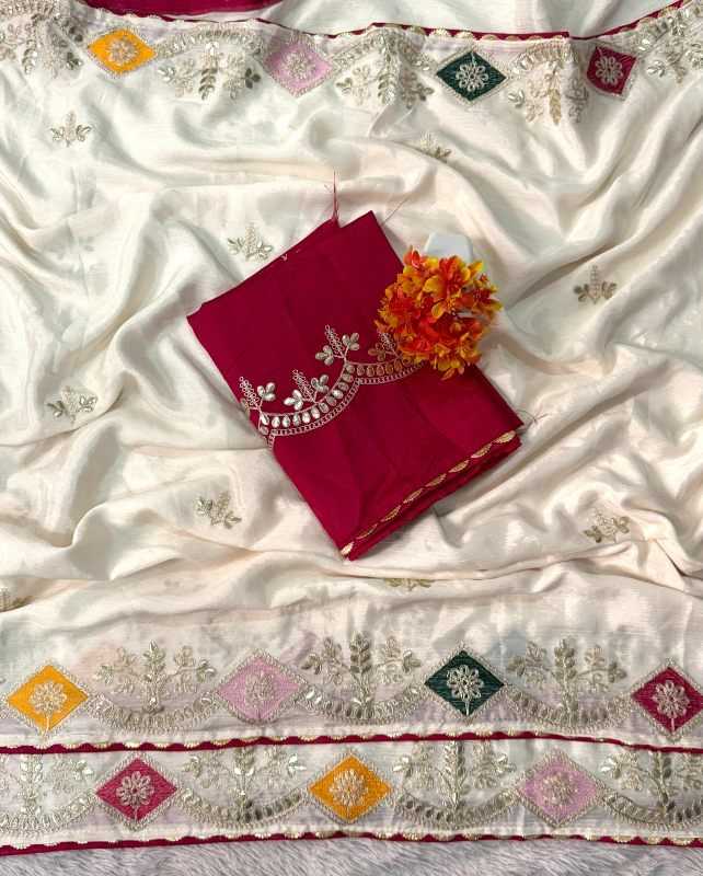 YNF Wholesale Chinon Designer Sarees  | Surat Manufacturer