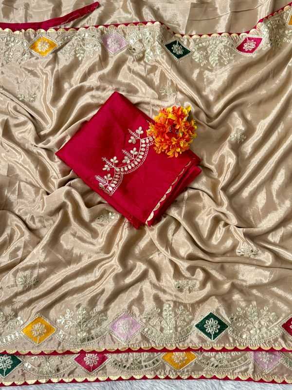 YNF Wholesale Chinon Designer Sarees  | Surat Manufacturer