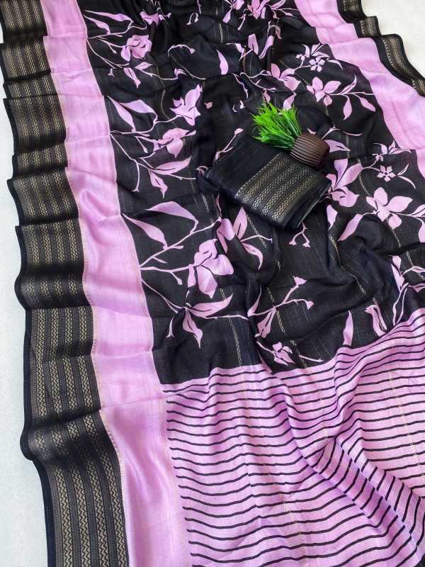 YNF Wholesale Soft Cotton Jacquard Saree  | Surat Manufacturer