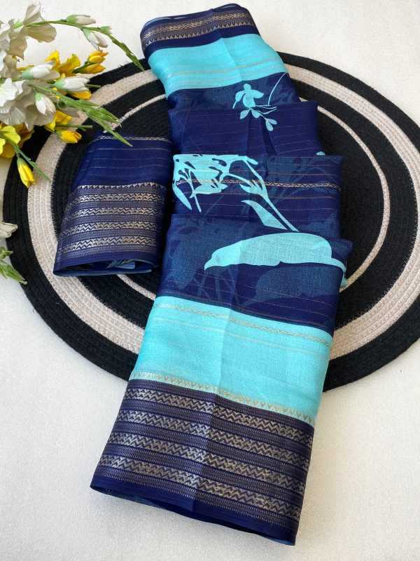 YNF Wholesale Soft Cotton Jacquard Saree  | Surat Manufacturer