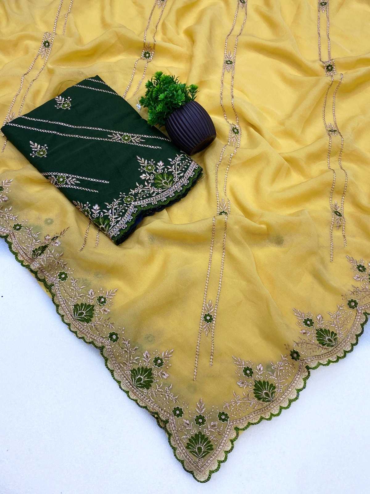 YNF Wholesale Georgette Designer Sarees KESH514 THAR | Surat Manufacturer