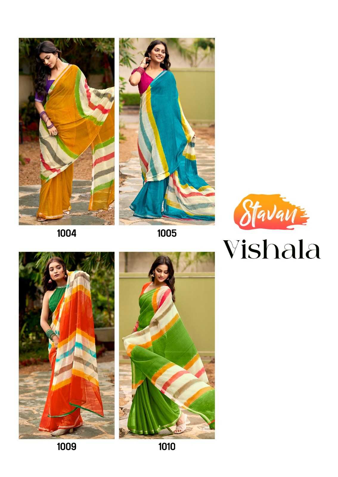YNF Wholesale Chiffon Printed Sarees  | Surat Manufacturer