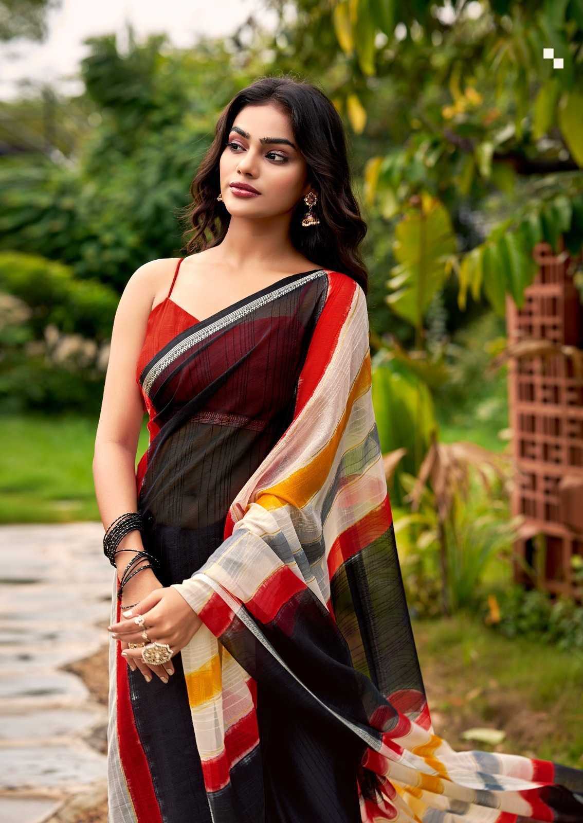 YNF Wholesale Chiffon Printed Sarees KESH514 Vishala | Surat Manufacturer
