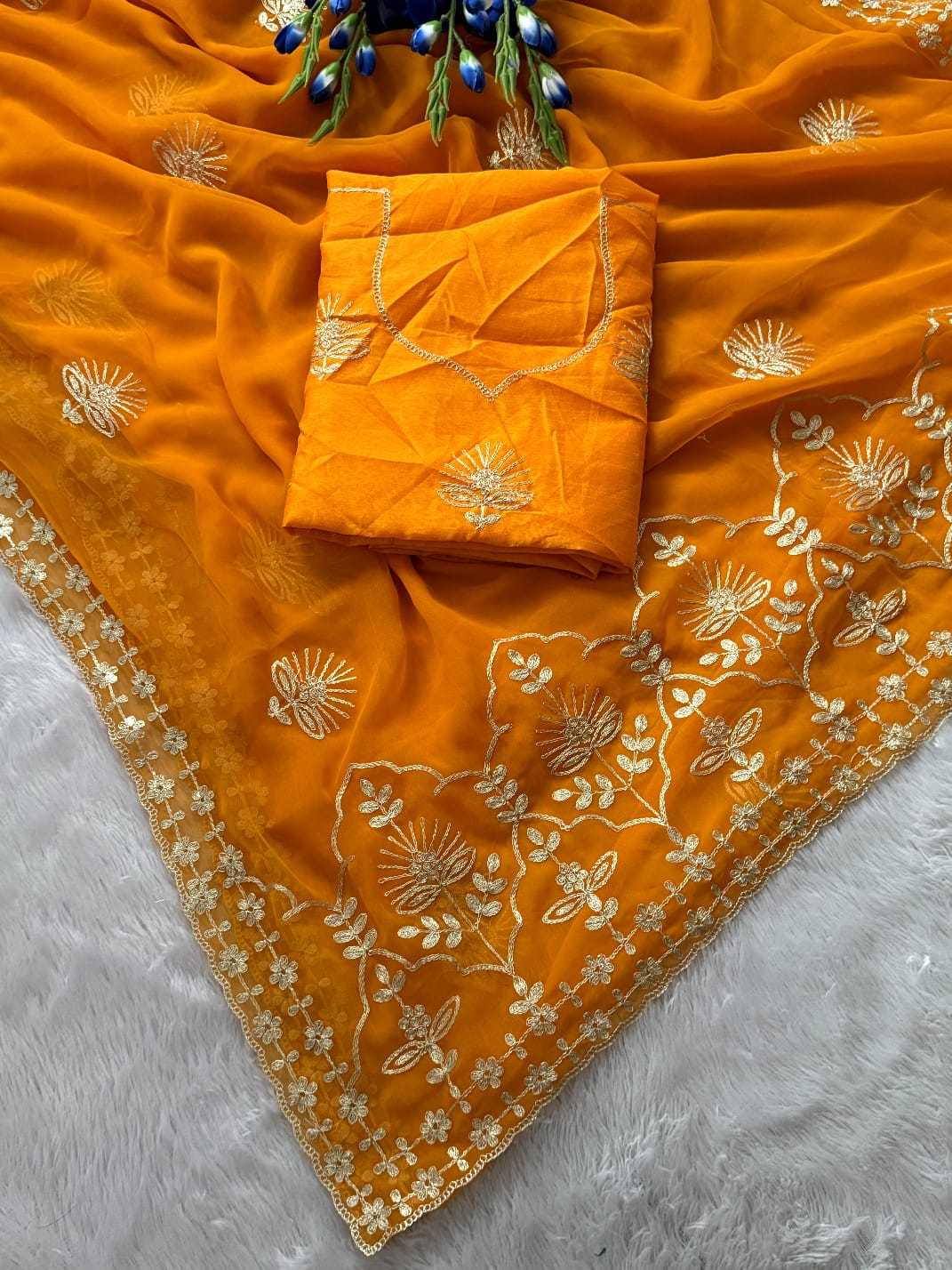 YNF Wholesale Chiffon Designer Sarees  | Surat Manufacturer