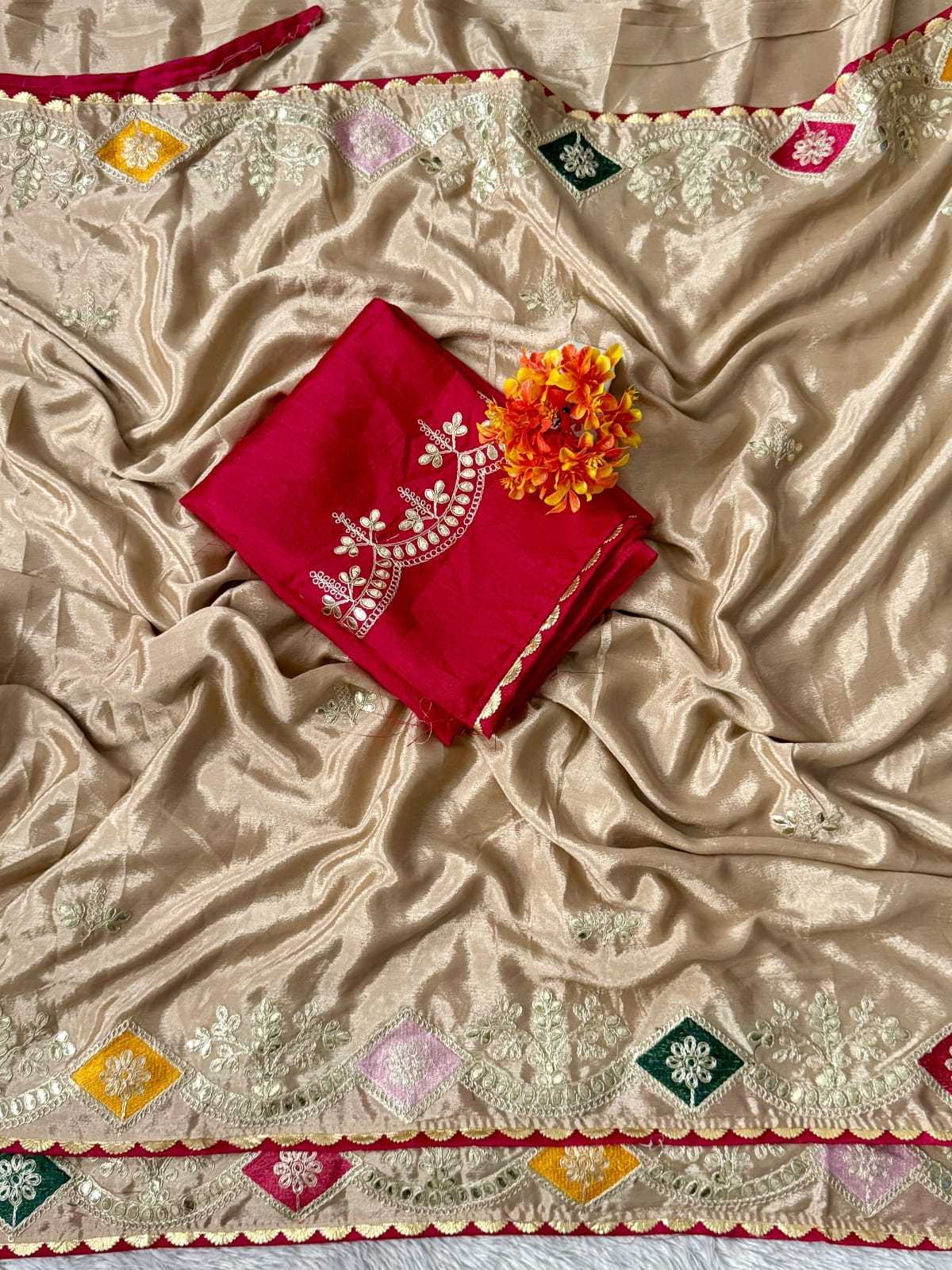 YNF Wholesale Chinon Designer Sarees  | Surat Manufacturer