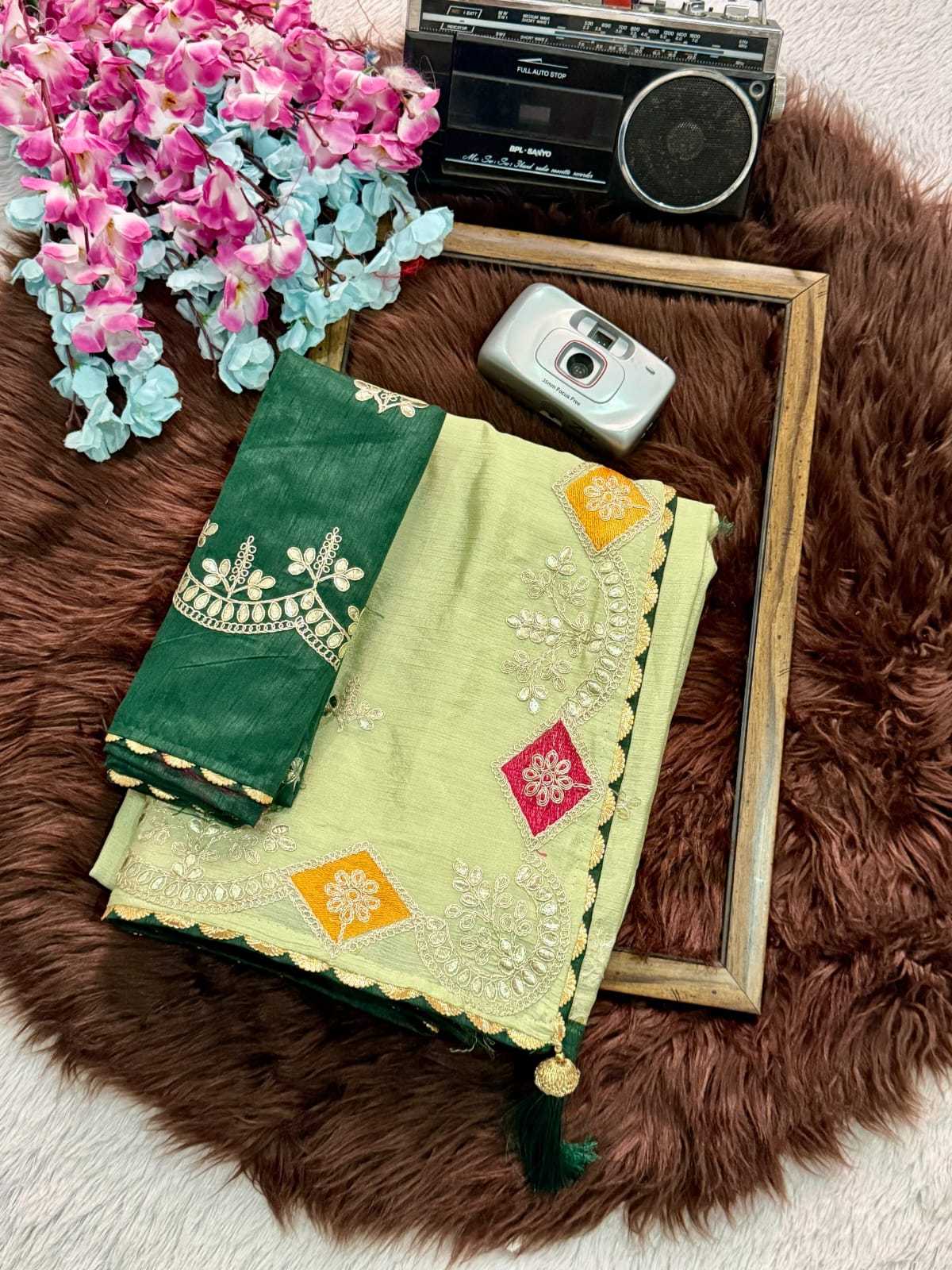 YNF Wholesale Chinon Designer Sarees  | Surat Manufacturer