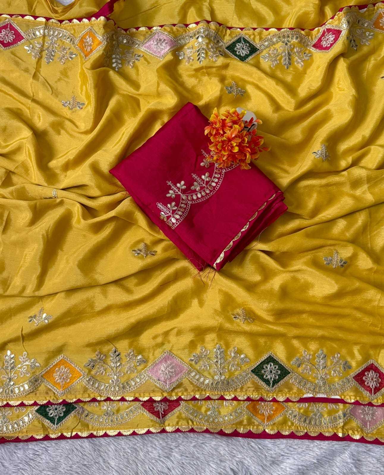 YNF Wholesale Chinon Designer Sarees  | Surat Manufacturer