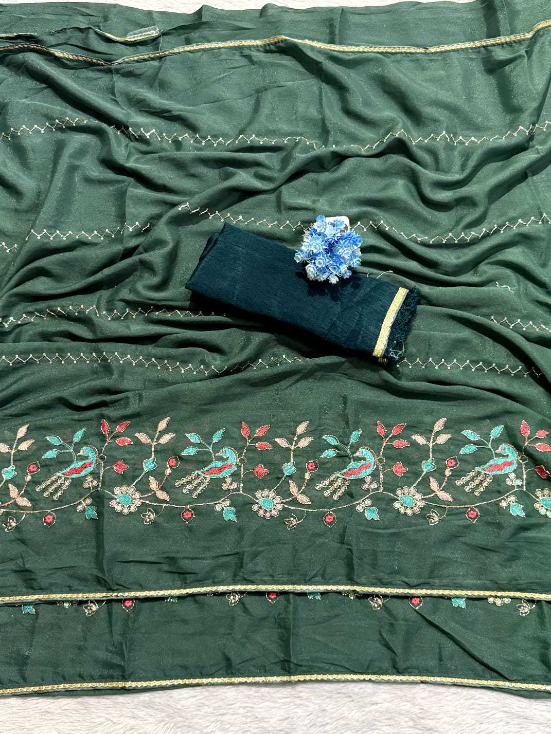 YNF Wholesale Georgette Georgette Sarees  | Surat Manufacturer