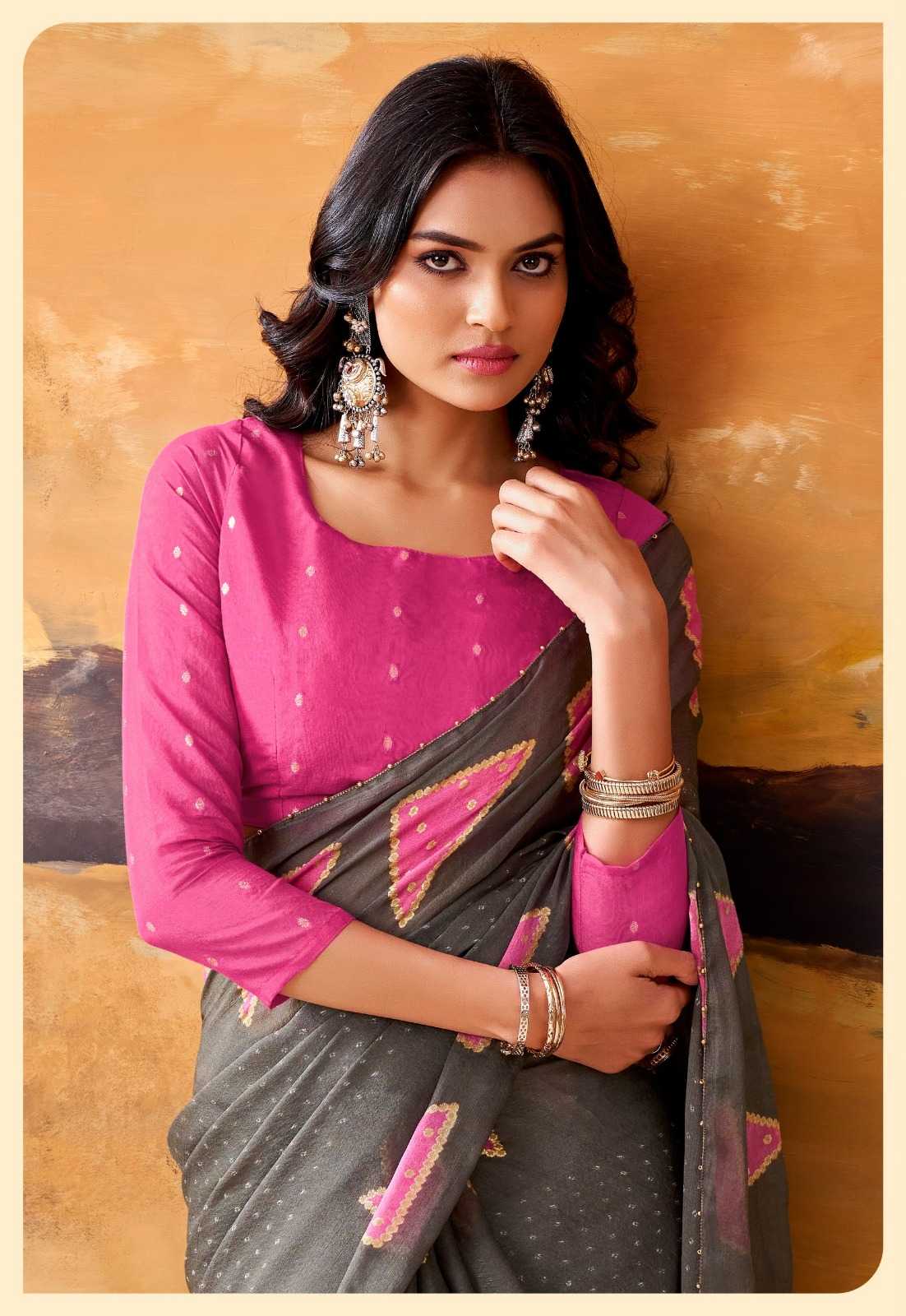 YNF Wholesale Chiffon Designer Sarees  | Surat Manufacturer
