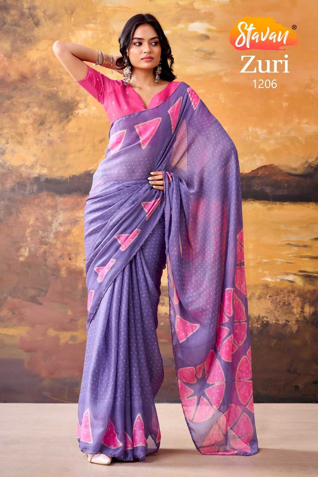 YNF Wholesale Chiffon Designer Sarees  | Surat Manufacturer