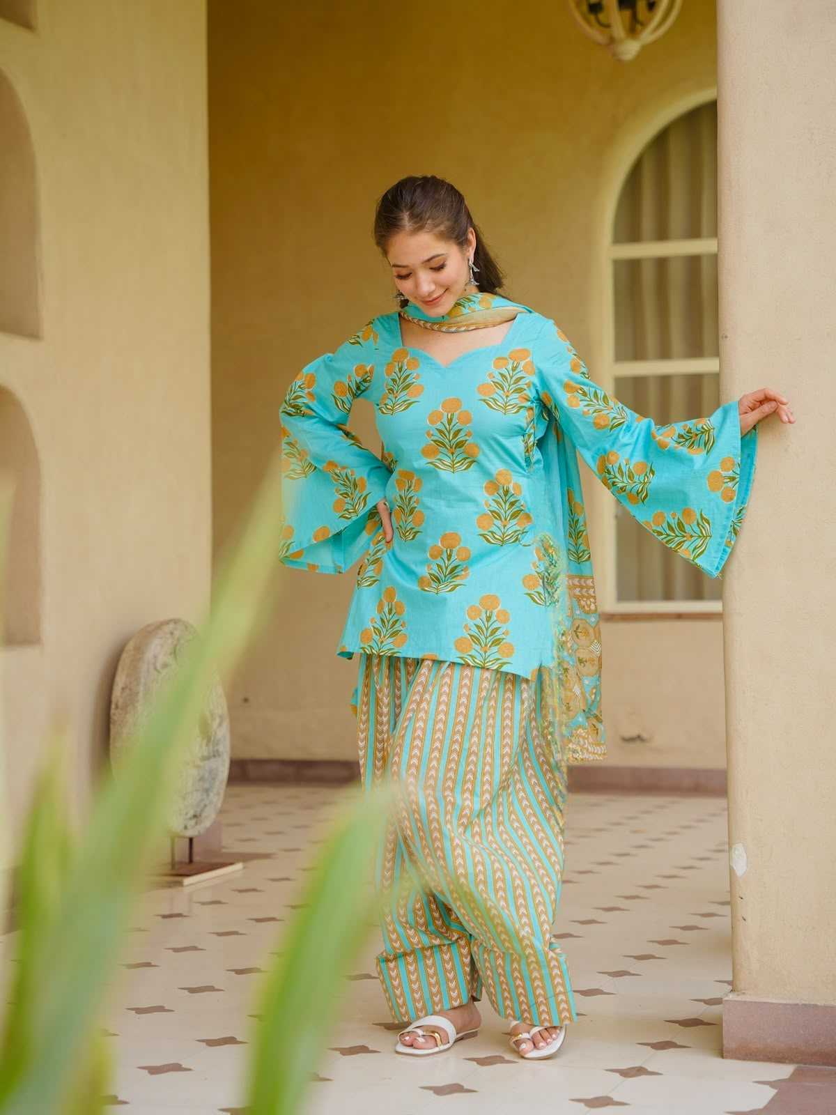 YNF Wholesale Cotton Cambric Printed Suits  | Surat Manufacturer
