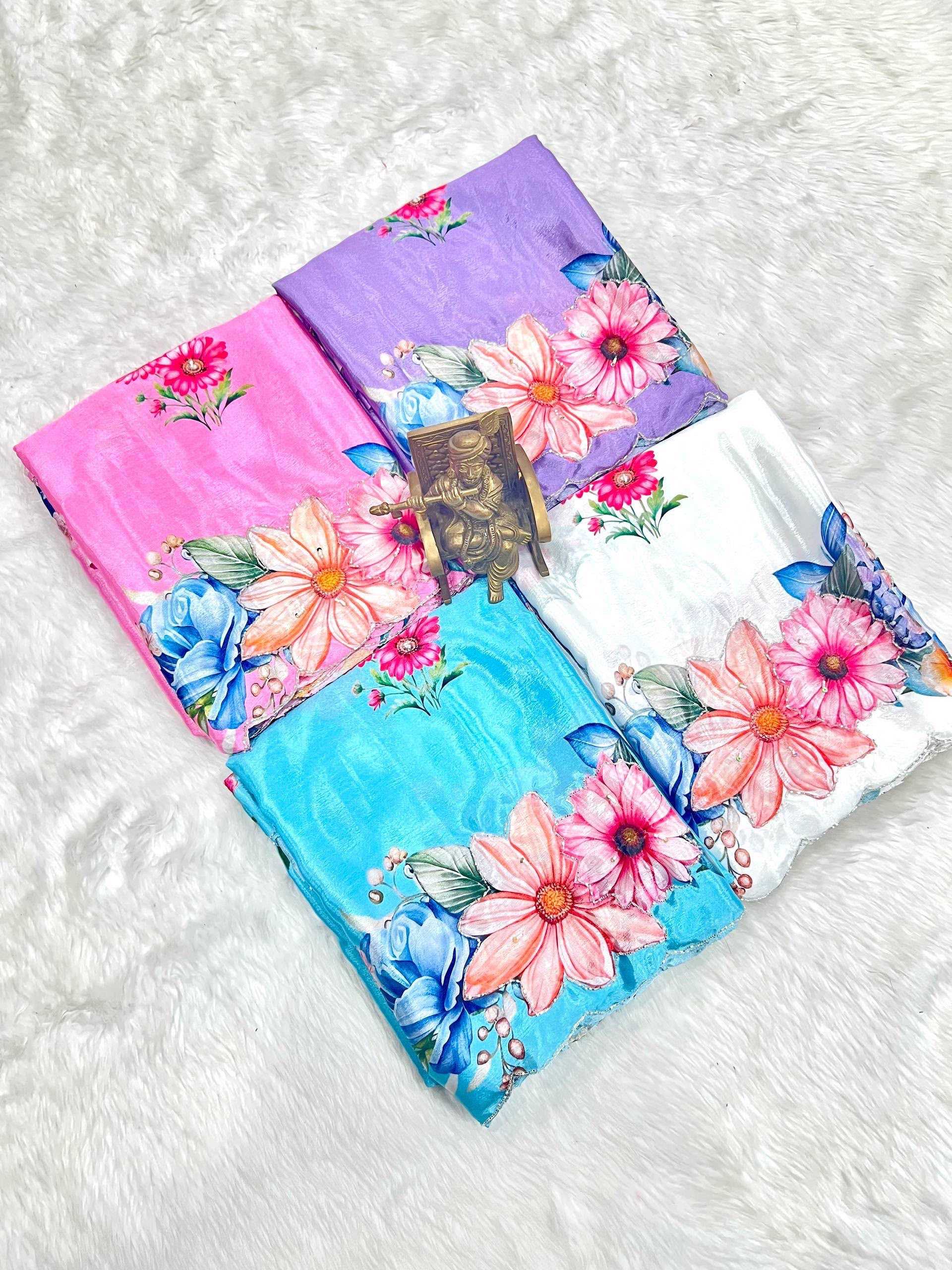 YNF Wholesale Chinon Silk Designer Sarees KESH518 4461 | Surat Manufacturer