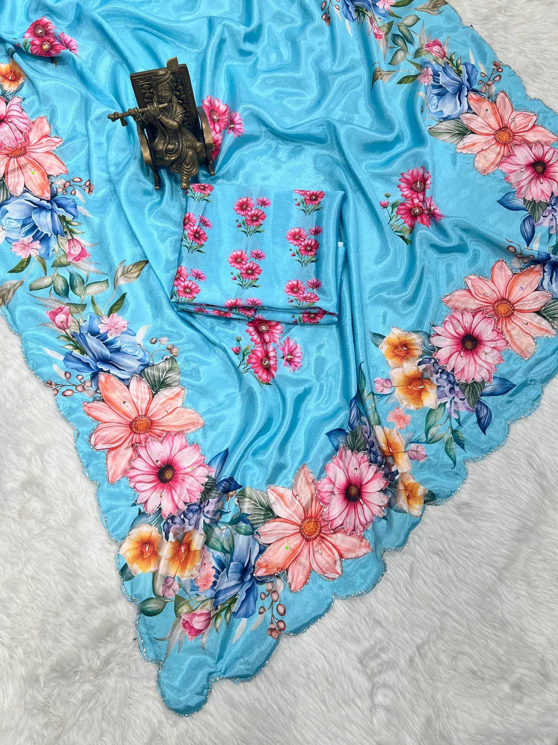 YNF Wholesale Chinon Silk Designer Sarees KESH518 4461 | Surat Manufacturer
