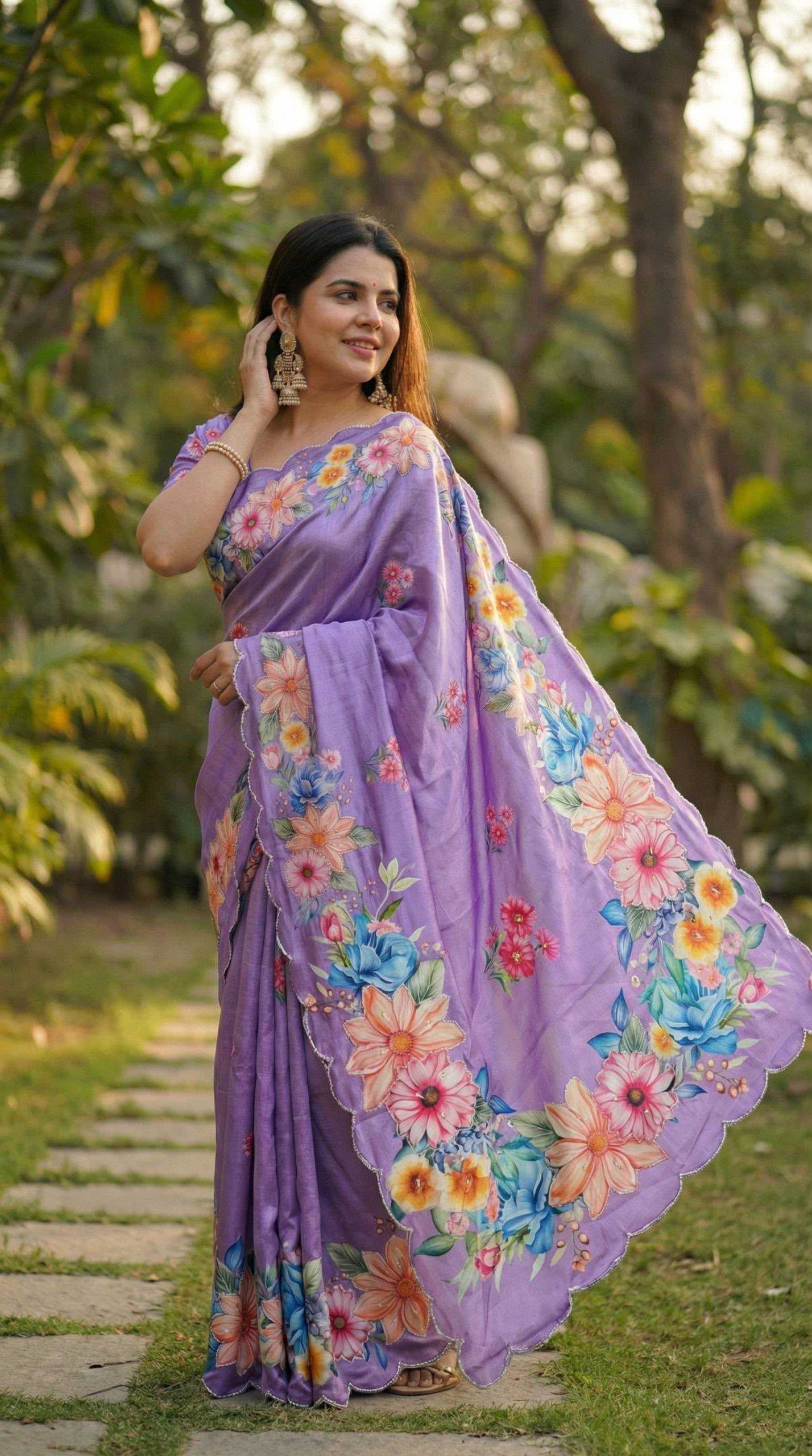 YNF Wholesale Chinon Silk Designer Sarees KESH518 4461 | Surat Manufacturer