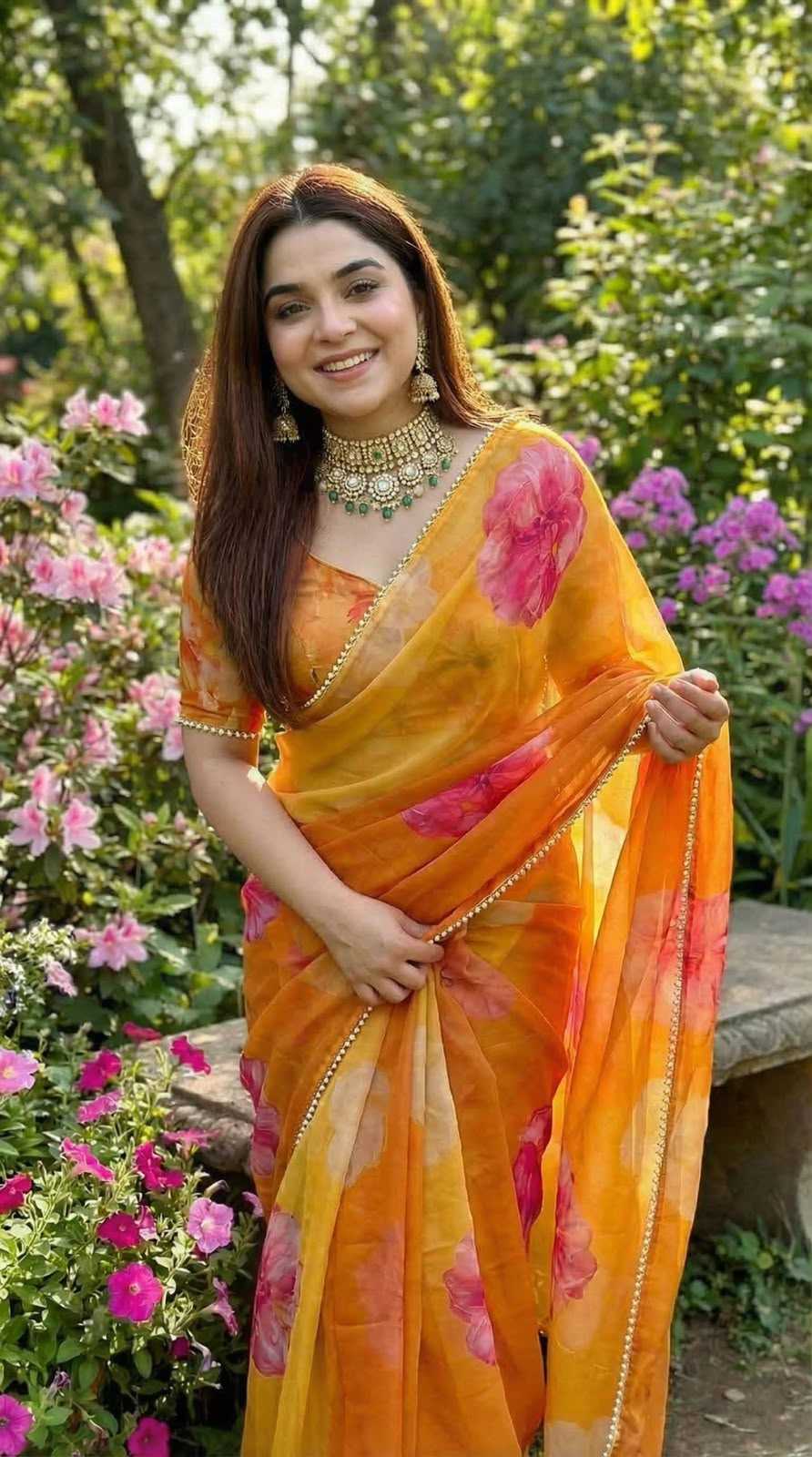YNF Wholesale Georgette Designer Sarees KESH518 4472 | Surat Manufacturer