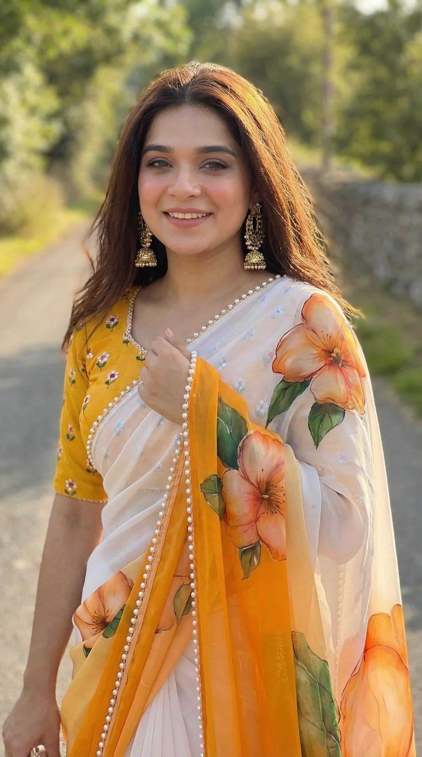 YNF Wholesale Georgette Printed Sarees KESH518 4476 | Surat Manufacturer