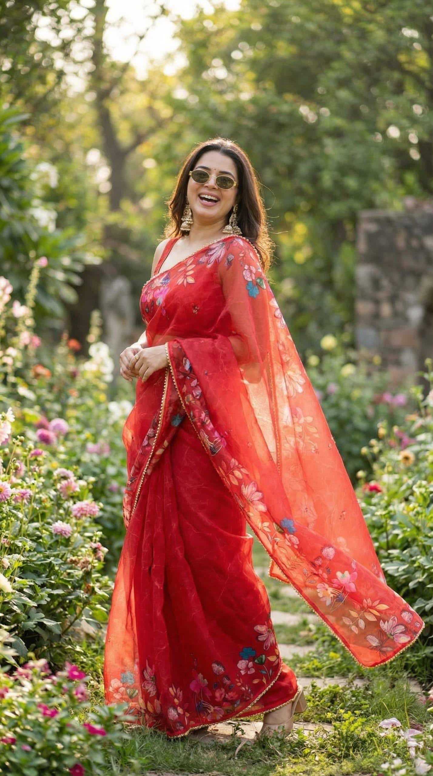 YNF Wholesale Georgette Printed Sarees KESH518 4477 | Surat Manufacturer