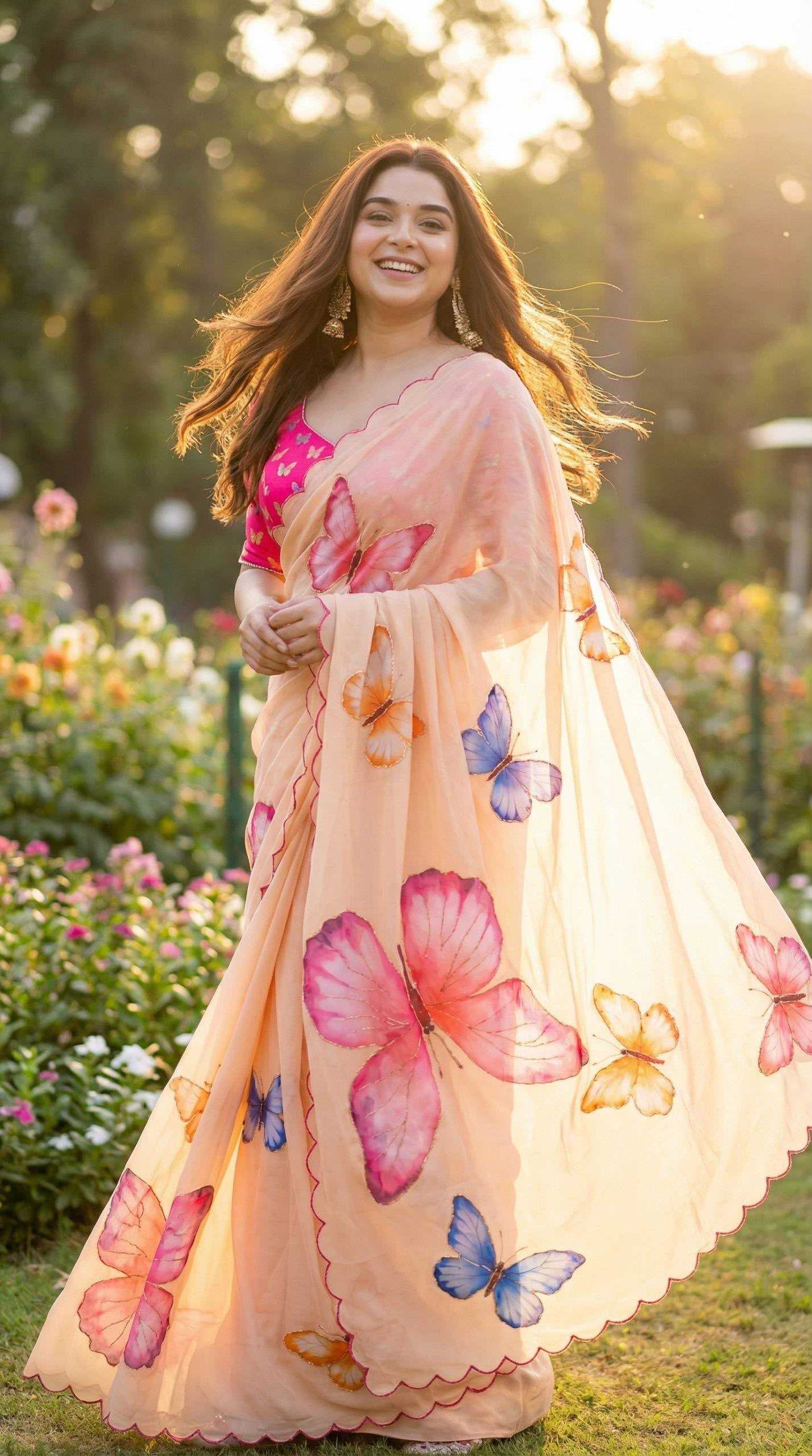 YNF Wholesale Georgette Printed Sarees KESH518 4479 | Surat Manufacturer