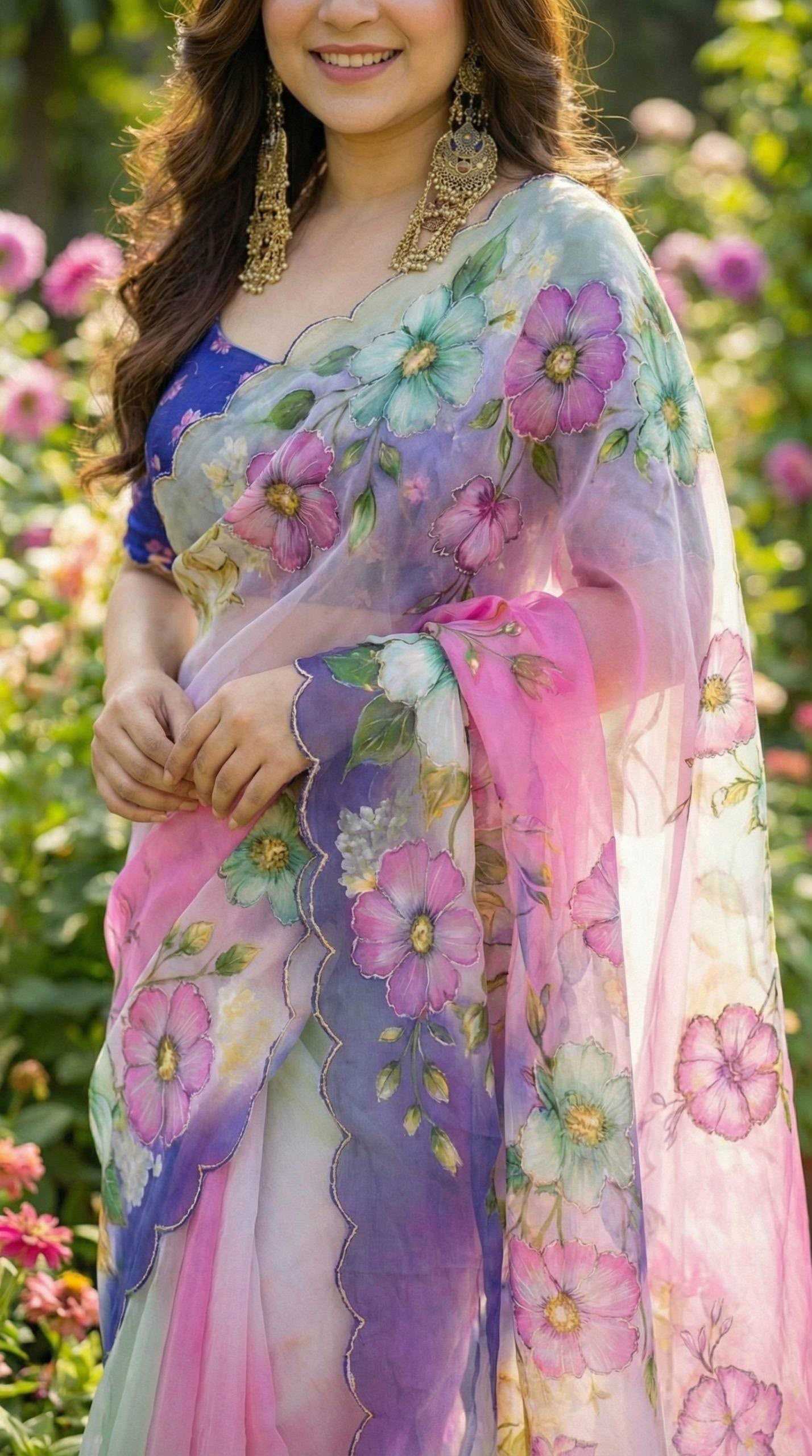 YNF Wholesale Georgette Printed Sarees KESH518 4479 | Surat Manufacturer