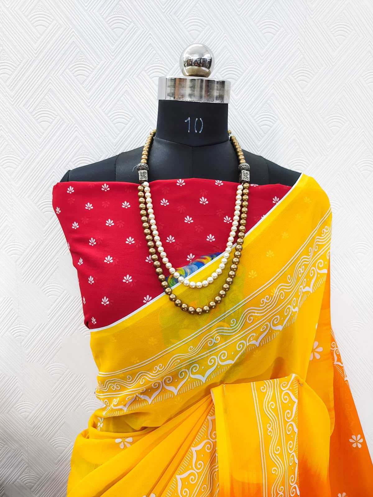 YNF Wholesale Georgette Printed Sarees KESH518 VK4411 | Surat Manufacturer