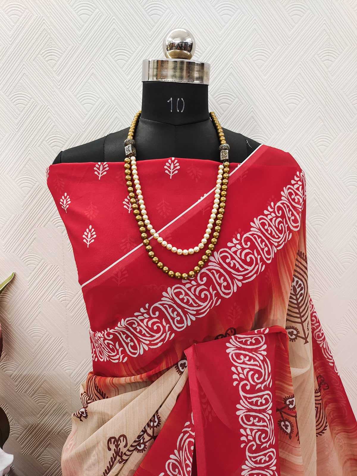 YNF Wholesale Georgette Printed Sarees KESH518 VK4411 | Surat Manufacturer