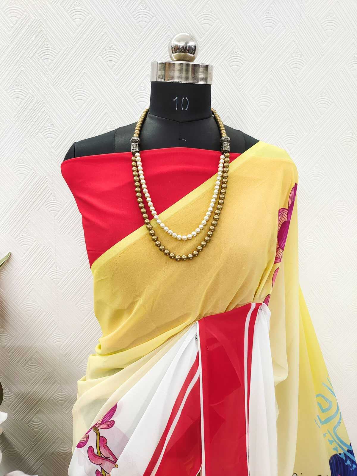 YNF Wholesale Georgette Printed Sarees KESH518 VK4411 | Surat Manufacturer