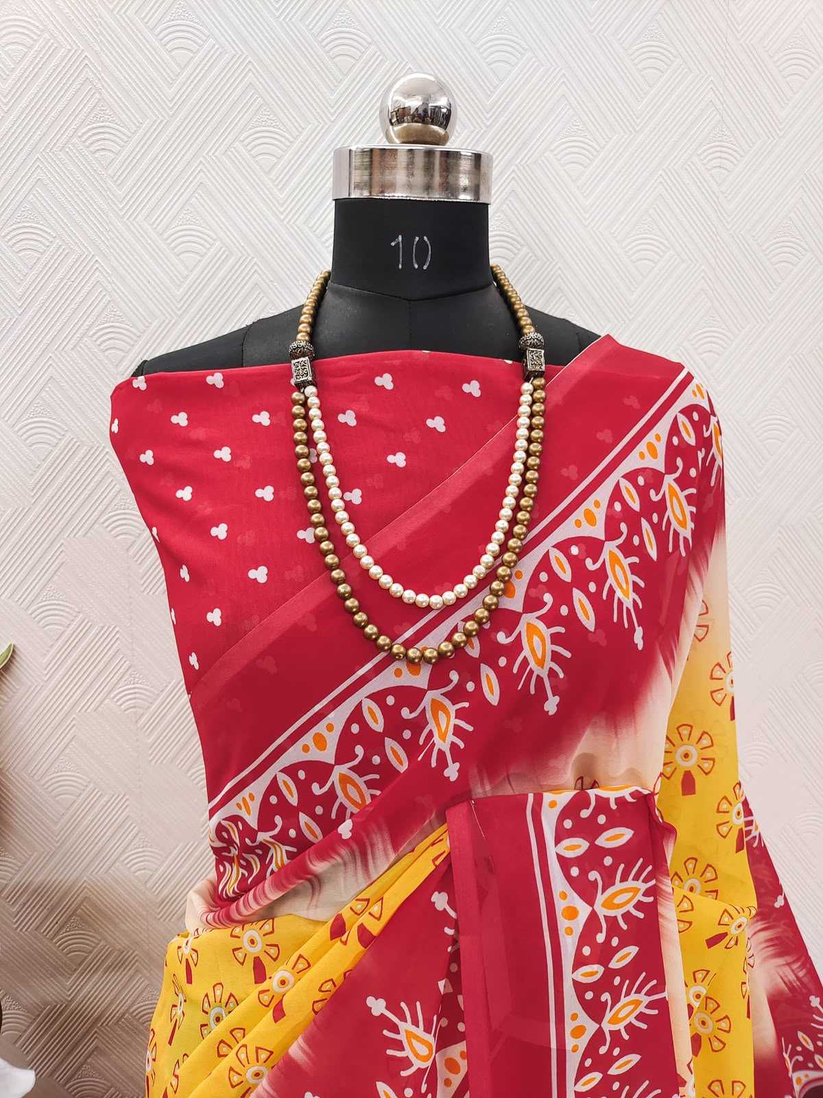 YNF Wholesale Georgette Printed Sarees KESH518 VK4411 | Surat Manufacturer