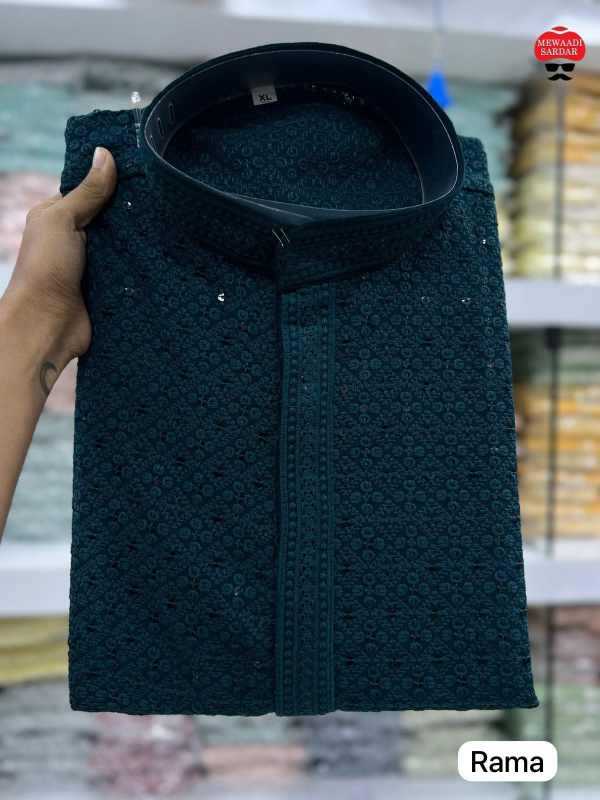 YNF Wholesale Heavy Rayon Mens Kurta Pyjama KESH521 Desi | Surat Manufacturer