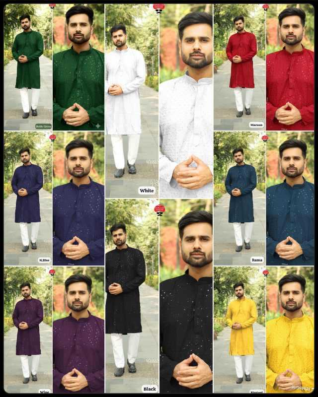 YNF Wholesale Heavy Rayon Mens Kurta Pyjama KESH521 Desi | Surat Manufacturer