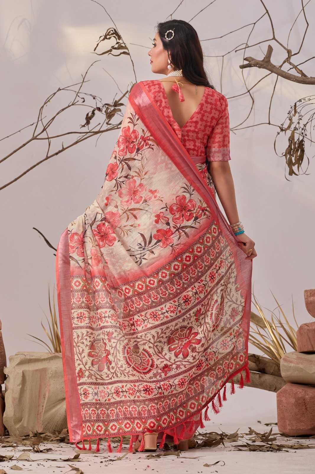 YNF Wholesale Cotton Printed Sarees  | Surat Manufacturer