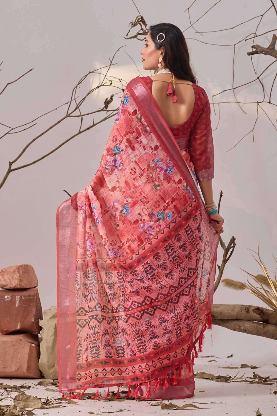 YNF Wholesale Cotton Printed Sarees  | Surat Manufacturer