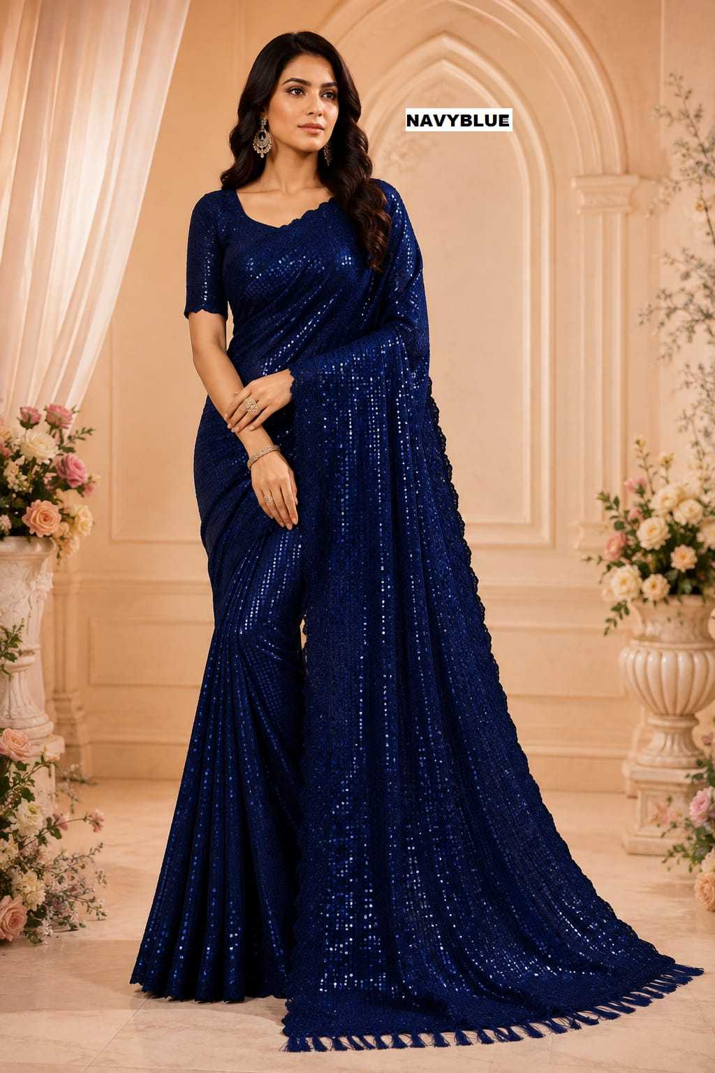 YNF Wholesale Georgette Georgette Sarees  | Surat Manufacturer