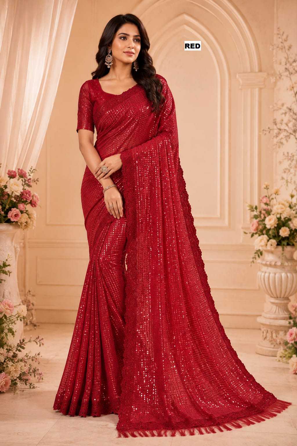 YNF Wholesale Georgette Georgette Sarees  | Surat Manufacturer