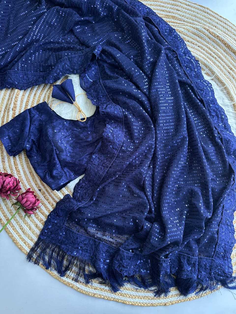 YNF Wholesale Georgette Georgette Sarees  | Surat Manufacturer