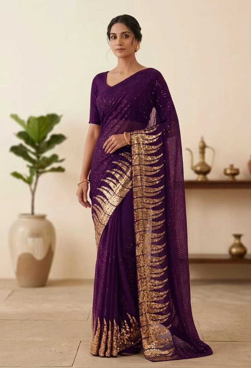YNF Wholesale Georgette Georgette Sarees  | Surat Manufacturer