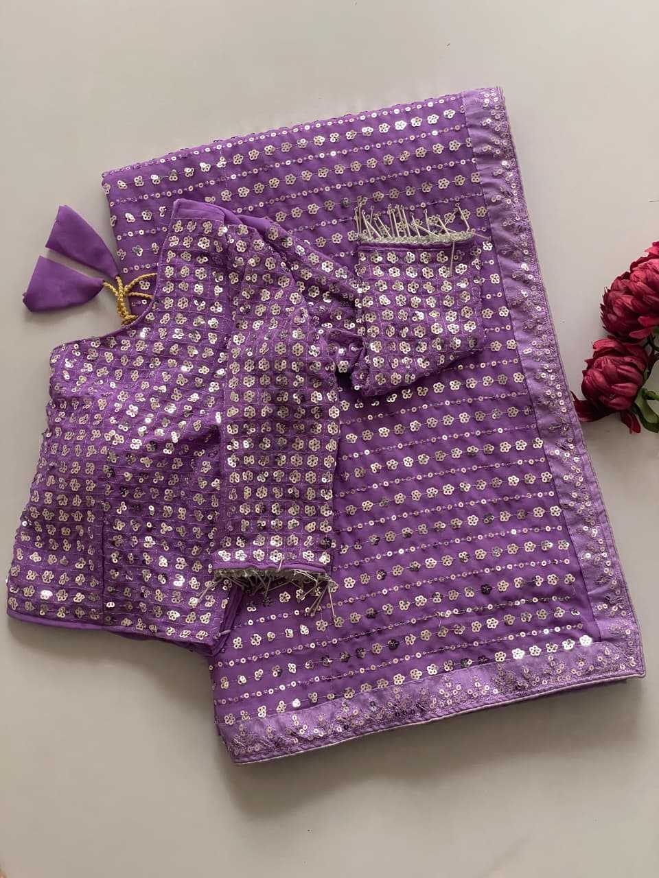 YNF Wholesale Faux Georgette Georgette Sarees  | Surat Manufacturer