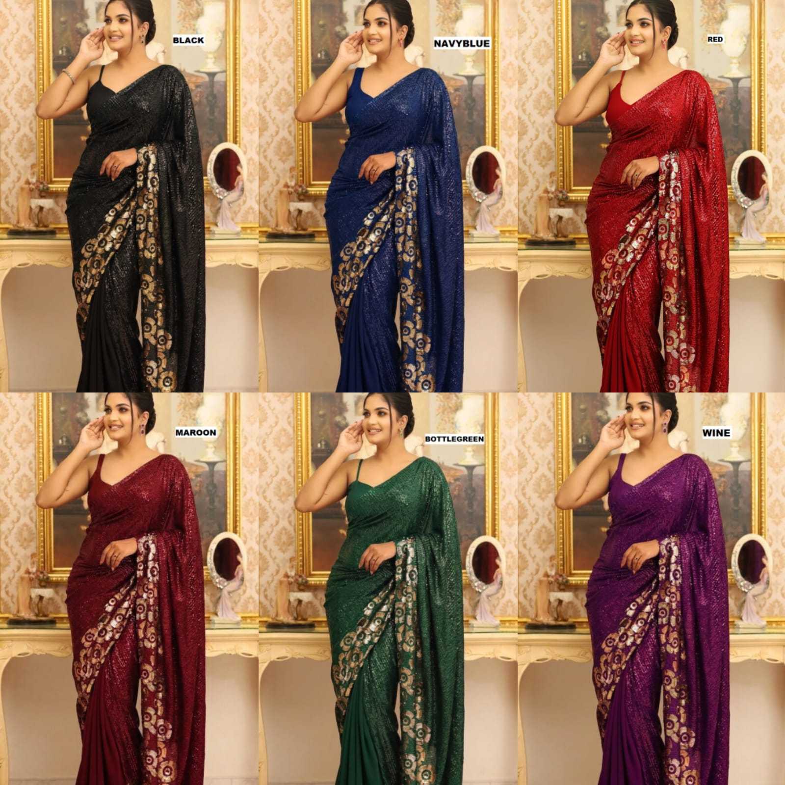 YNF Wholesale Georgette Georgette Sarees  | Surat Manufacturer