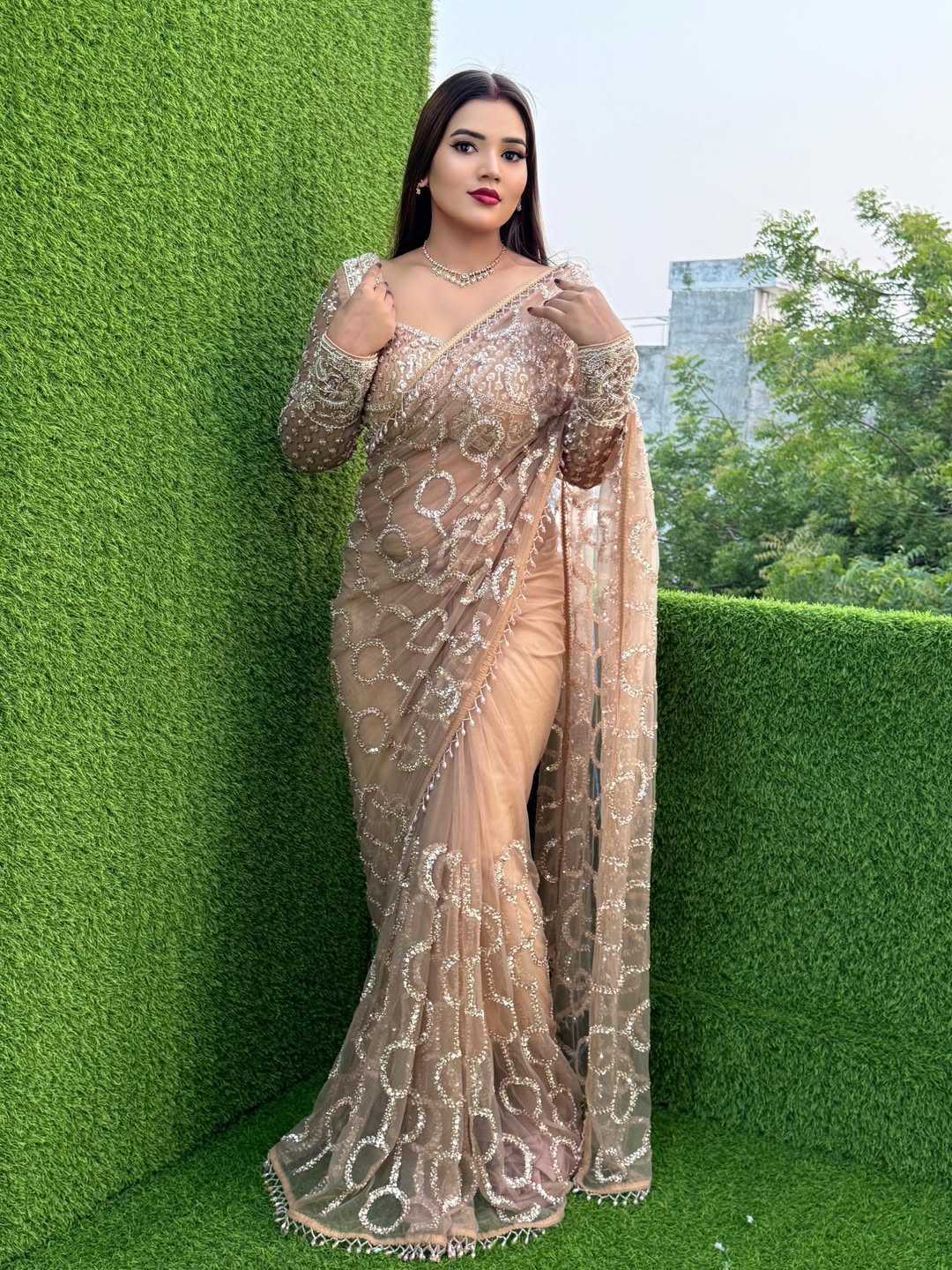 YNF Wholesale Butterfly Net Designer Sarees  | Surat Manufacturer