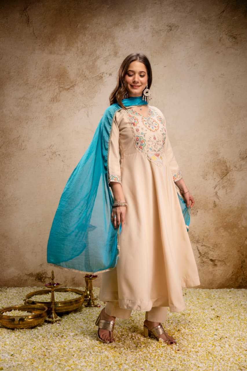 YNF Wholesale Viscose Chanderi Party Wear Kurtis KESH529 AVNTIKA | Surat Manufacturer