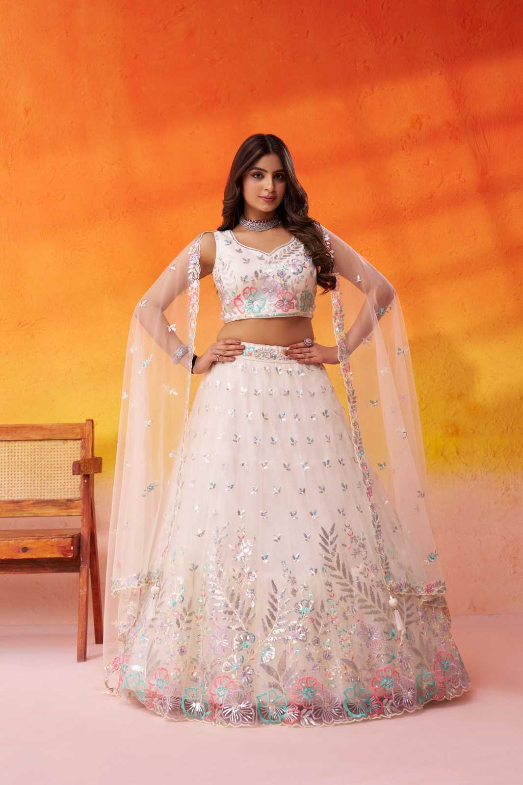 YNF Wholesale Net Wedding Lehenga  | Surat Manufacturer
