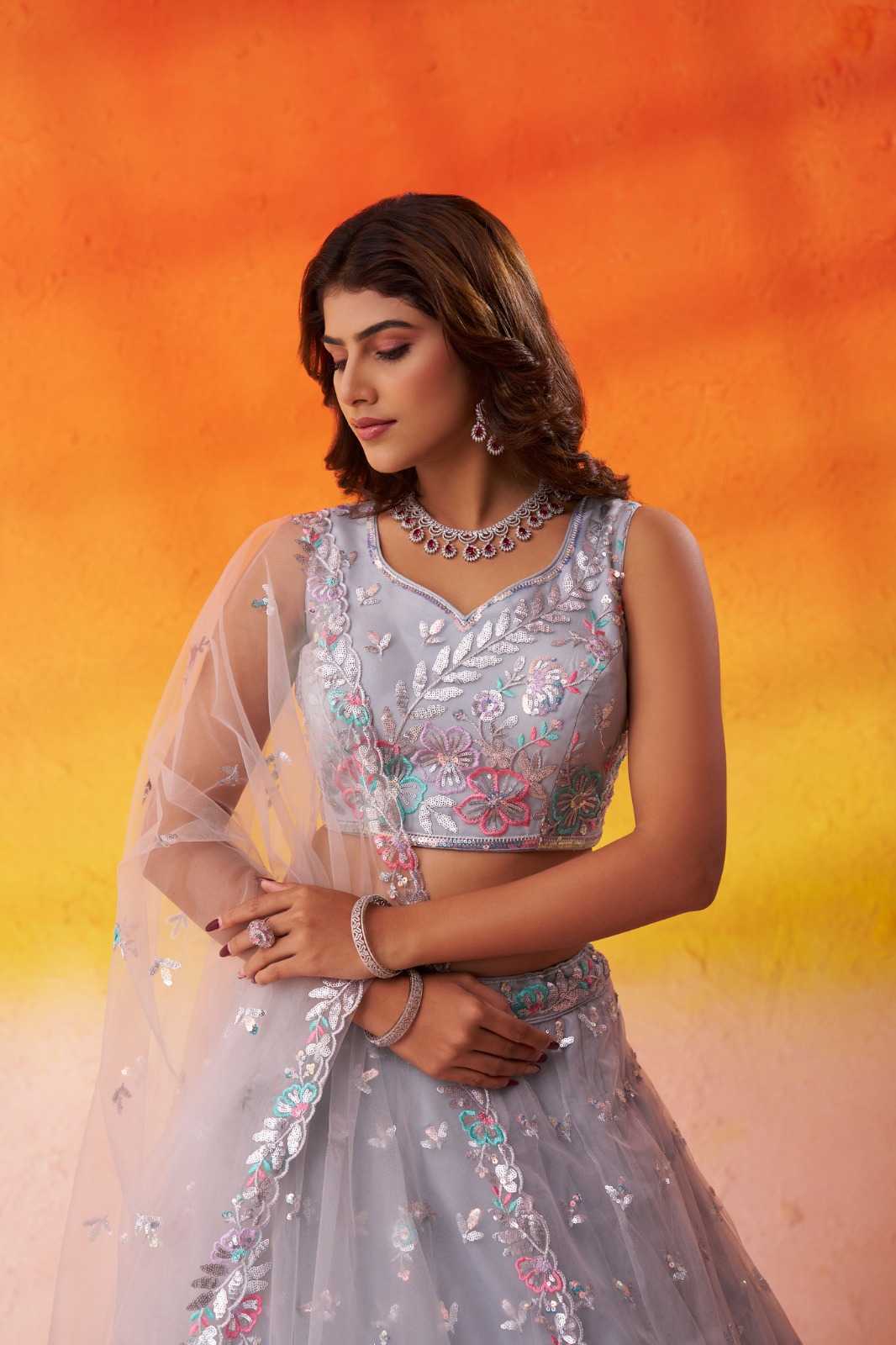 YNF Wholesale Net Wedding Lehenga  | Surat Manufacturer