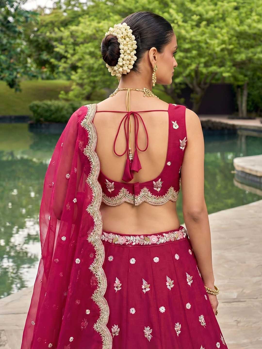 YNF Wholesale Tissue Wedding Lehenga  | Surat Manufacturer
