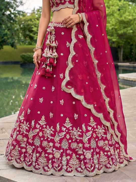 YNF Wholesale Tissue Wedding Lehenga  | Surat Manufacturer