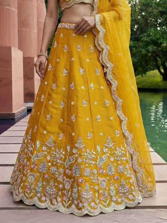 YNF Wholesale Tissue Wedding Lehenga  | Surat Manufacturer