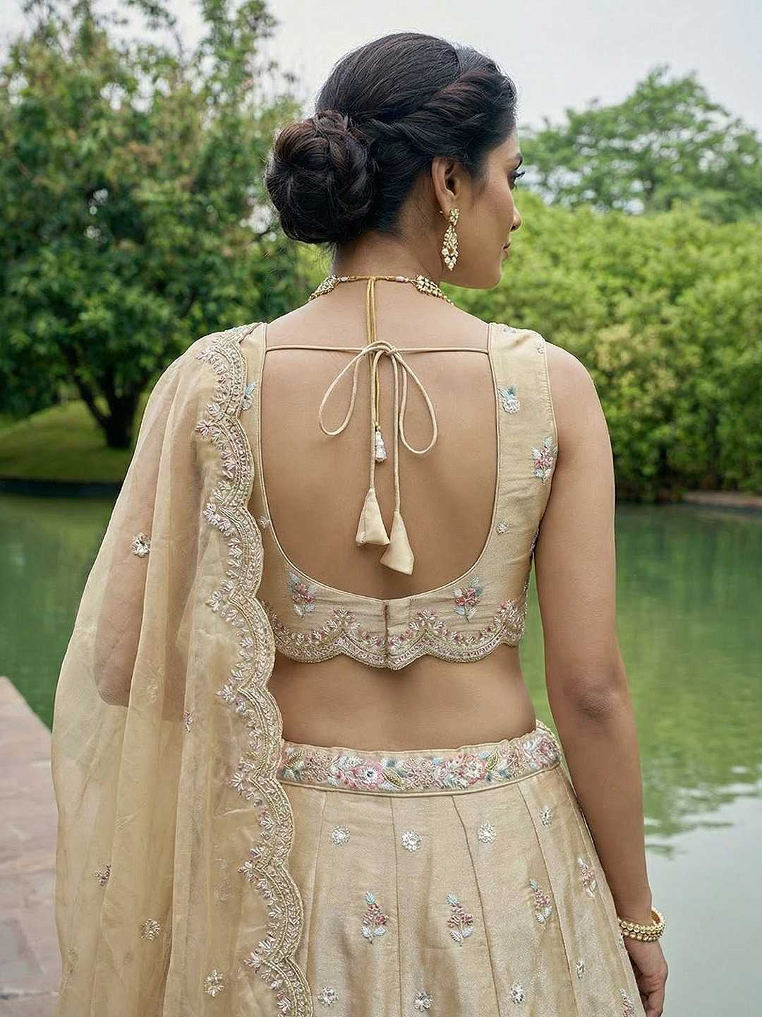 YNF Wholesale Tissue Wedding Lehenga  | Surat Manufacturer